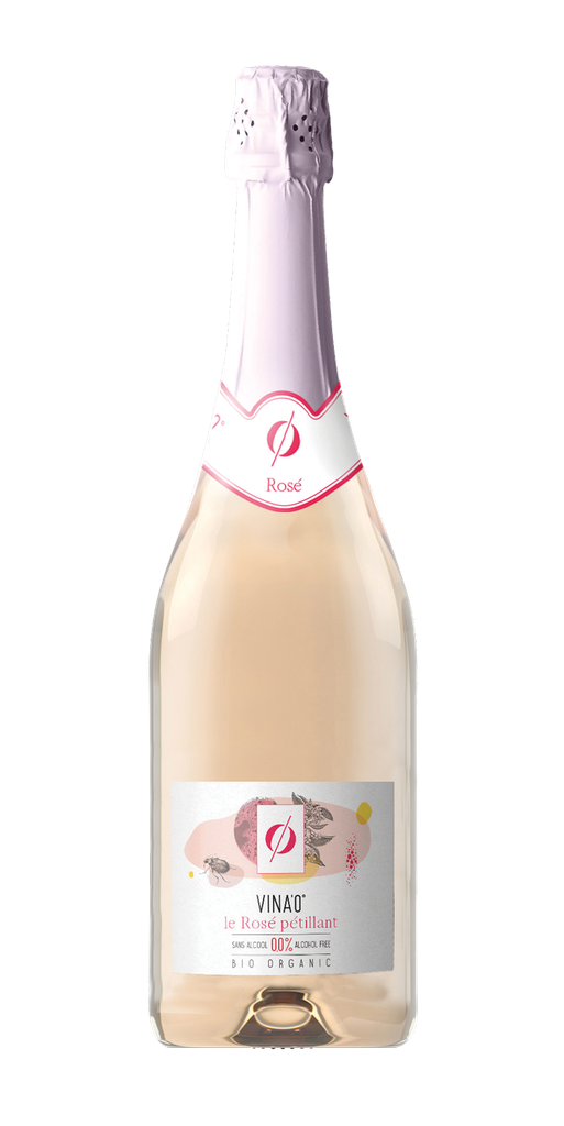 Vina'0° Alcoholvrije Rosé bruisend 75 cl - " - BIO