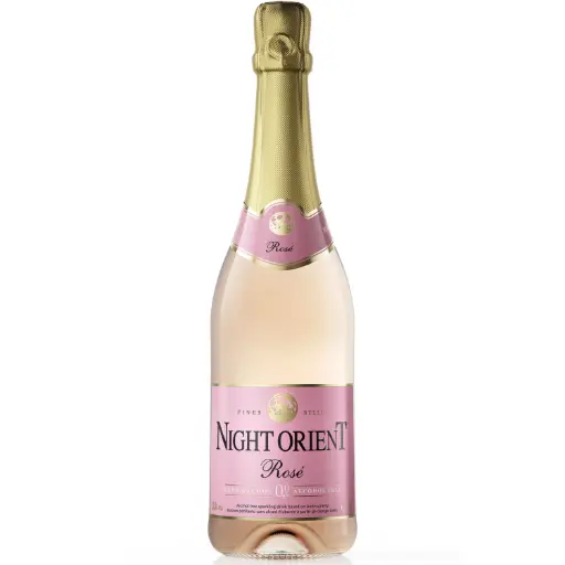 [1013750001A0010] Night Orient Alcoholvrije Rosé bruisend 75 cl